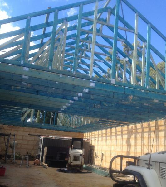 people view of trusses Attic trusses