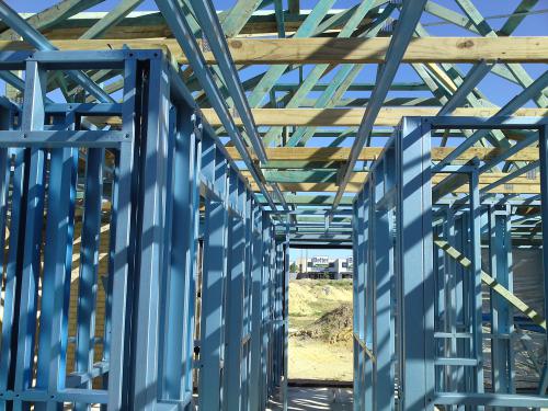 Example of a steel frame Steel Frame & trusses